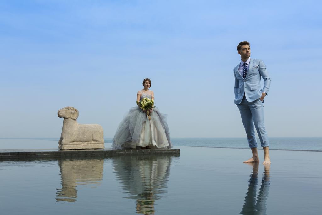 The Lalu Qingdao China Hotel Yantaiqian Luaran gambar
